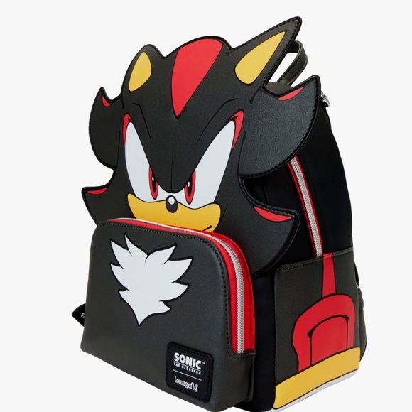 NWT Shadow Hedgehog Mini Backpack - Picture 2 of 4